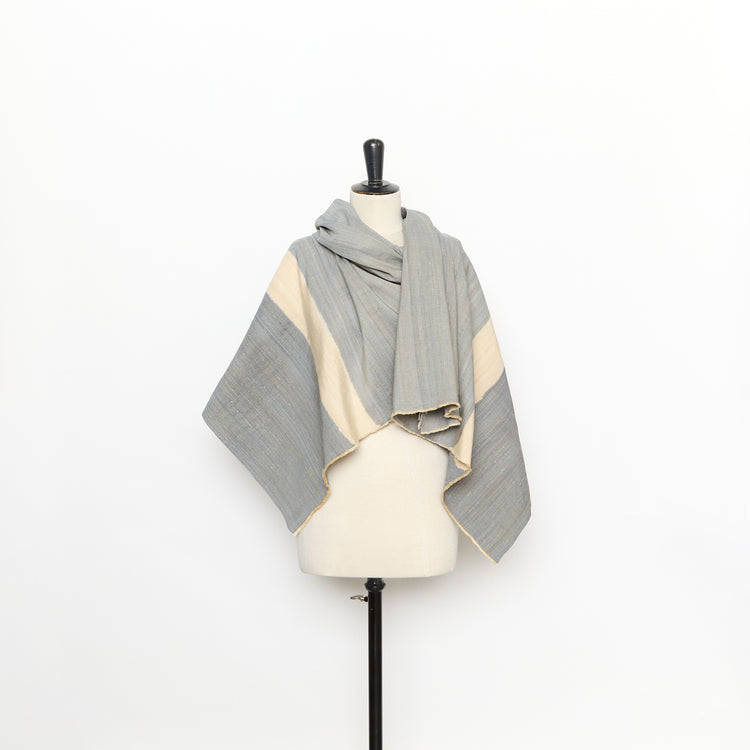 T26M15549 | Toile Flammée Chinée en Soie et Lin - vue 2