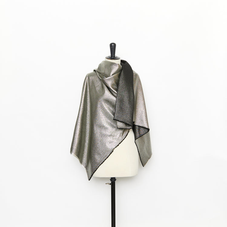 T26M15606 | Silver Lamé Jacquard - view 2