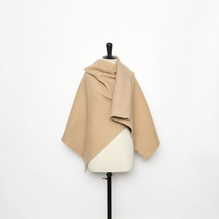 T26M15608 | Drap Double Face en Chameau - vue 2