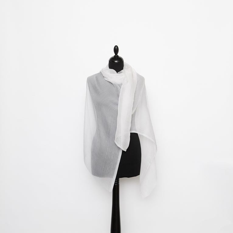 T26M15636 | Mousseline Crêpon en Soie - vue 3