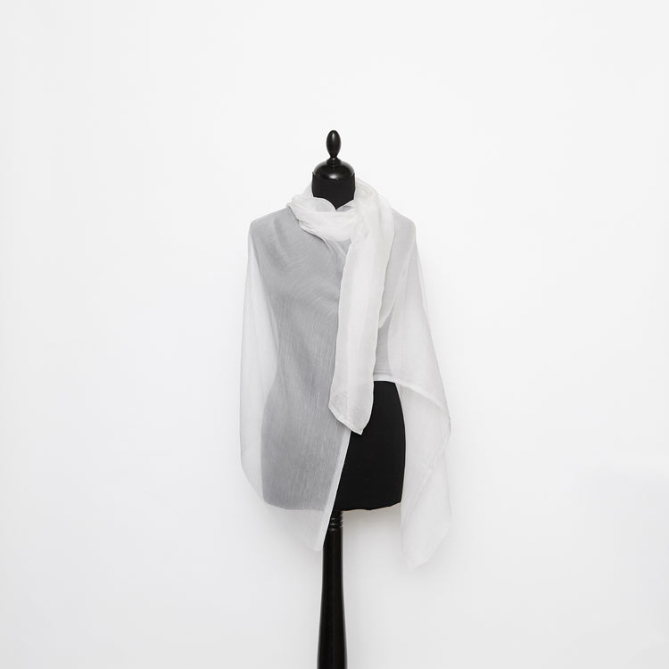T26M15636 | Mousseline Crêpon en Soie - vue 2
