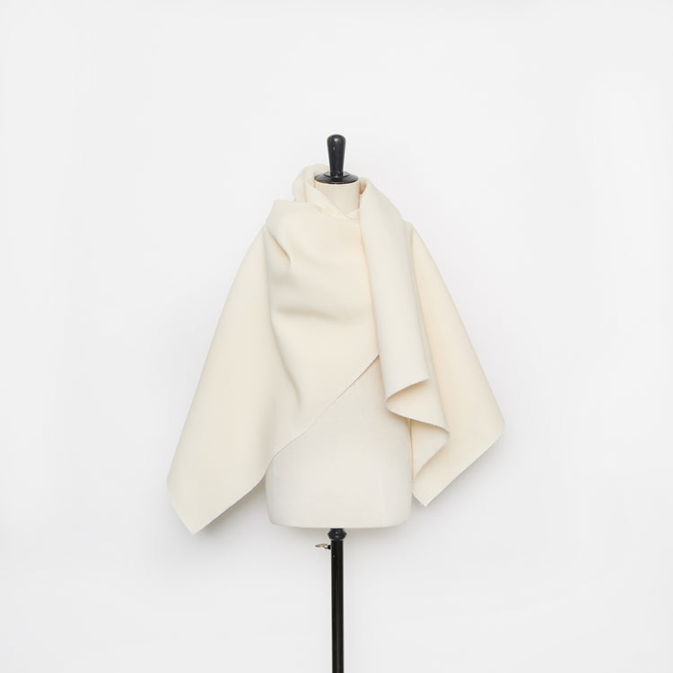T26M15642 | Crêpe Double Face en Coton et Soie - vue 2