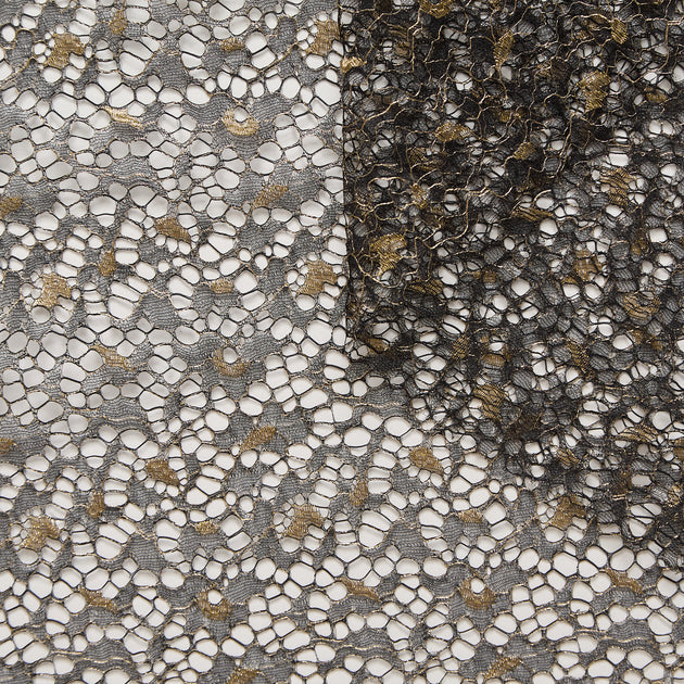 T26M15650 | Dentelle Lamée Florale