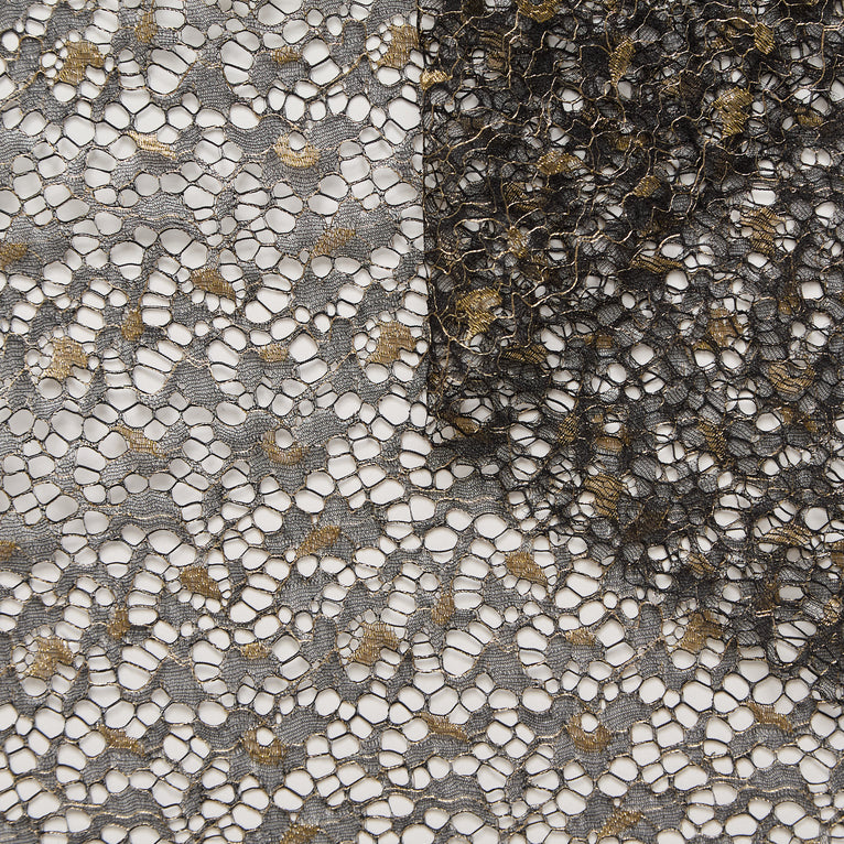 T26M15650 | Dentelle Lamée Florale - vue 1