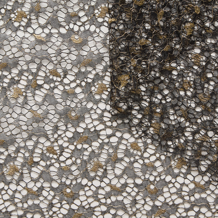 T26M15650 | Dentelle Lamée Florale - vue 1