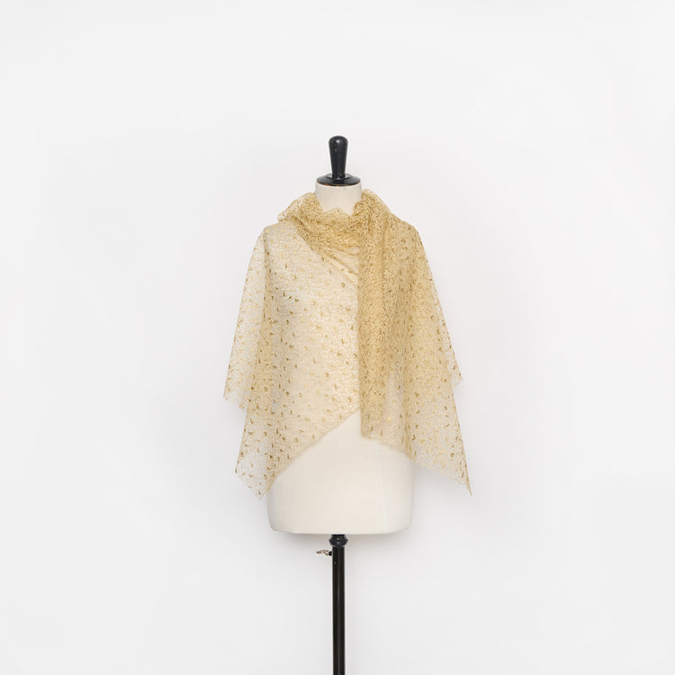 T26M15650 | Dentelle Lamée Florale - vue 2
