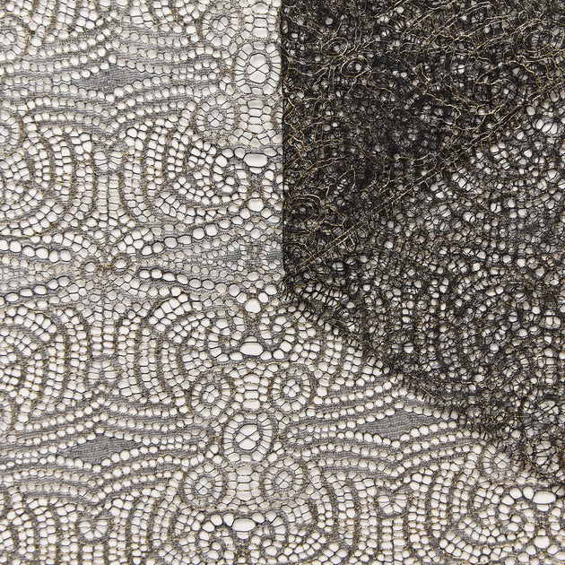 T26M15653 | Dentelle Géométrique Dorée