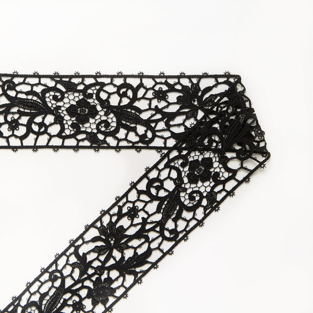 T26M15666 | Floral Cotton Galloon Guipure 10cm