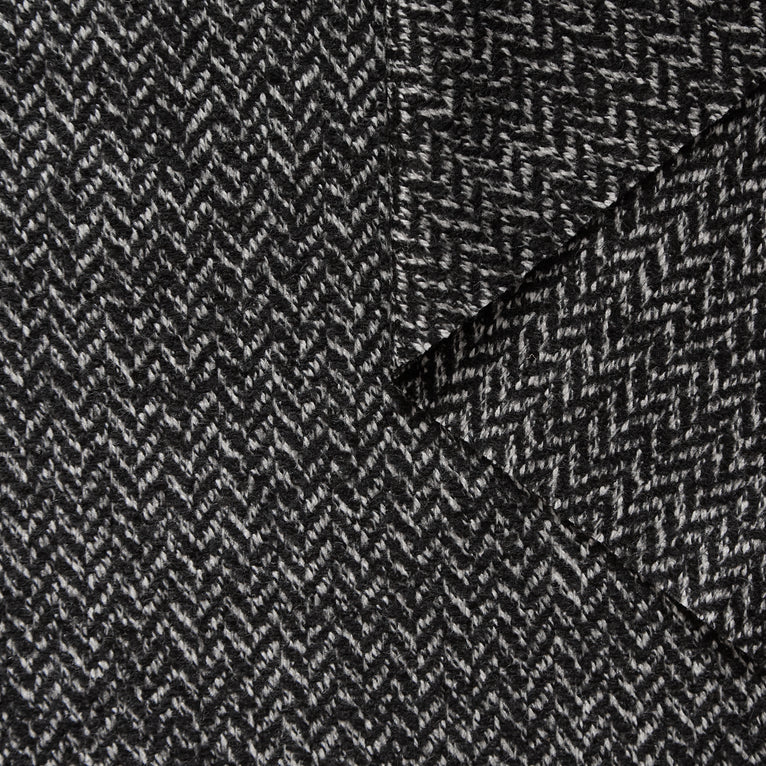 T26M15679 | Virgin Wool Silk &amp; Llama Herringbone - view 1