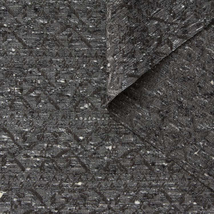 T26M15696 | Melange Rustic Tussah Silk Jacquard - view 1