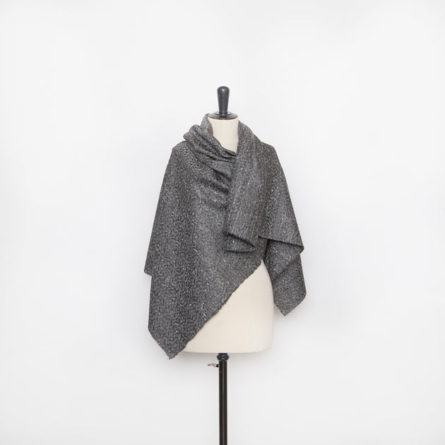 T26M15696 | Melange Rustic Tussah Silk Jacquard