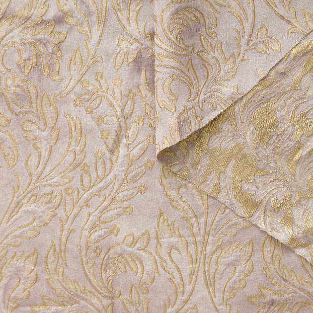 T26M15705 | Unevenly Dyed Lamé Silk Jacquard