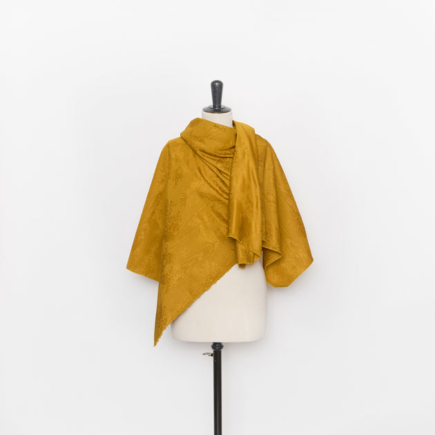 T26M15708 | Floral Moiré Cotton & Silk Jacquard