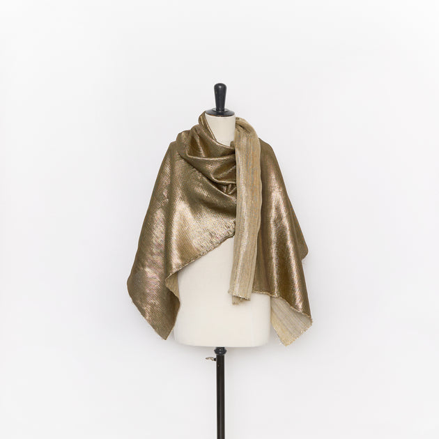 T26M15716 | Lamé Tussah Silk Tweed