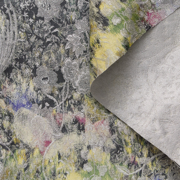 T26M15718 | Jacquard Paon Multicolore Lamé