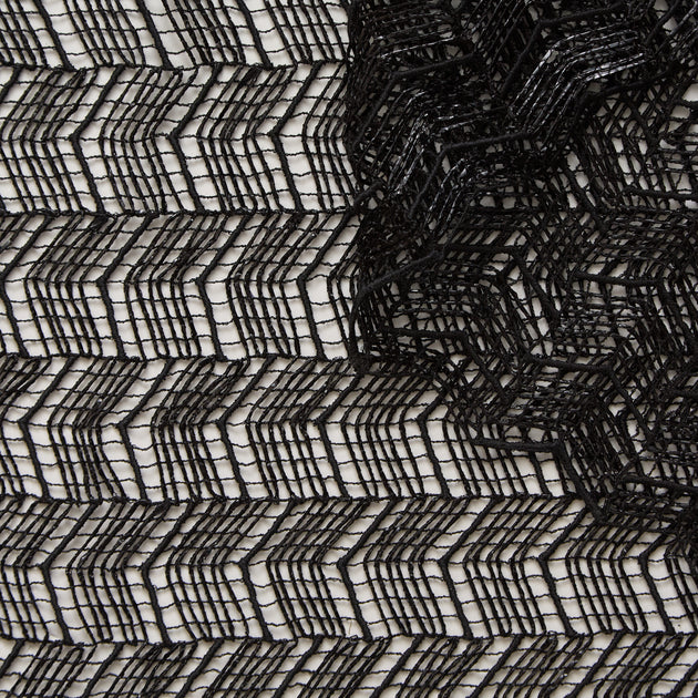 T26M15721 | Openwork Herringbone Jacquard