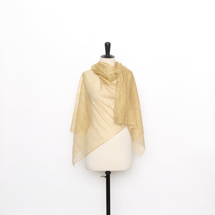 T26M15730 | Gold Wavy Fishnet - view 2