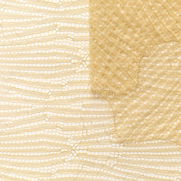 T26M15734 | Gold Openwork Lace Effect