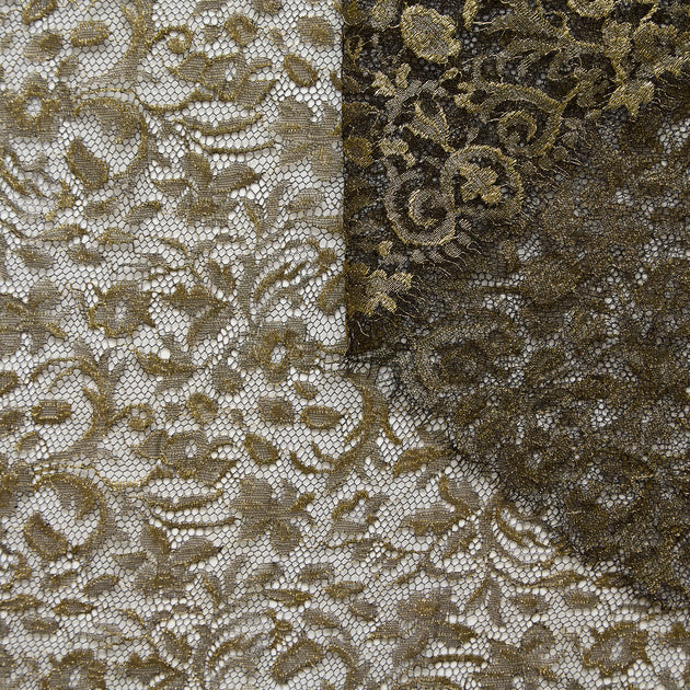 T26M15740 | Gold Floral Lace