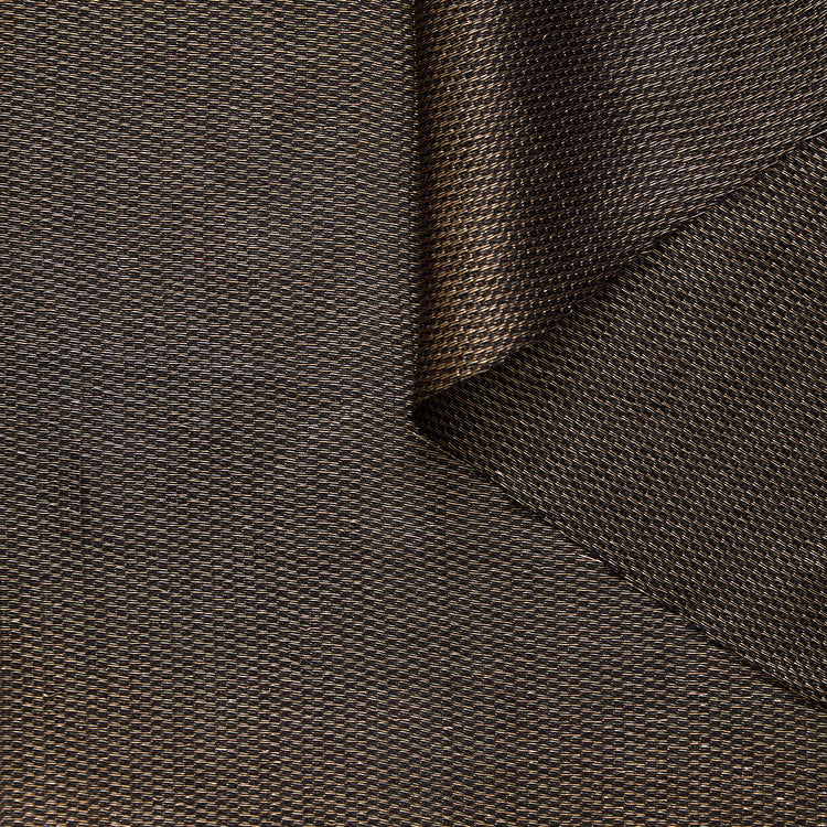 T26M15757 | Light Lamé Silk Natté - view 1