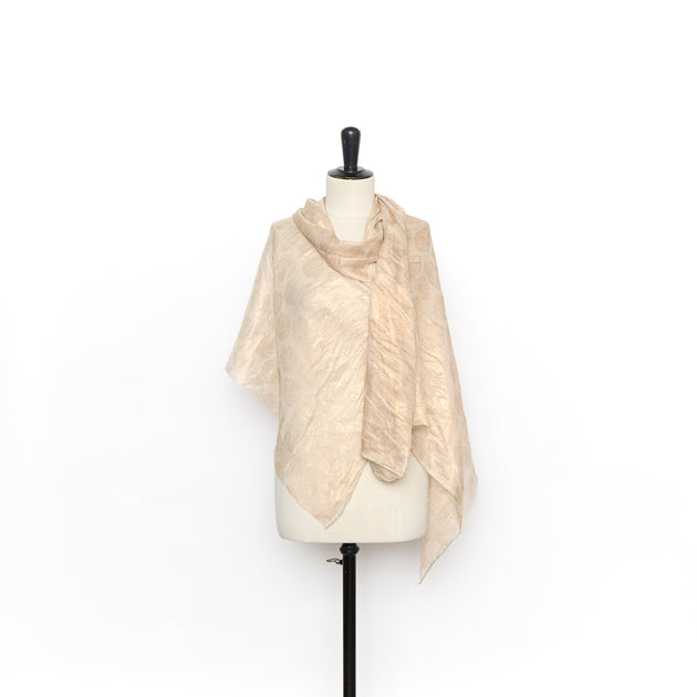 T26M15761 | Lamé Floral Silk Jacquard