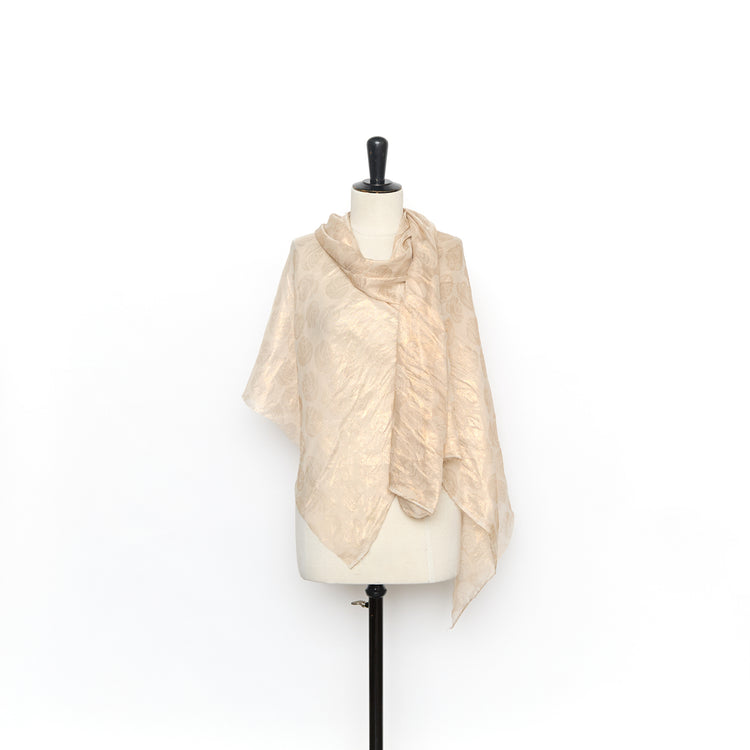 T26M15761 | Lamé Floral Silk Jacquard - view 2