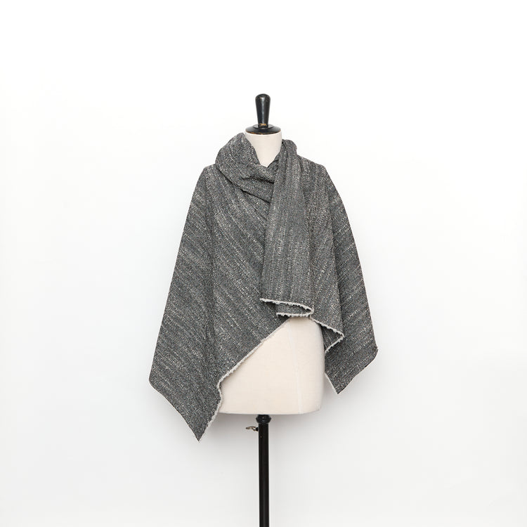 T26M15773 | Tweed Bicolore en Laine Vierge - vue 2