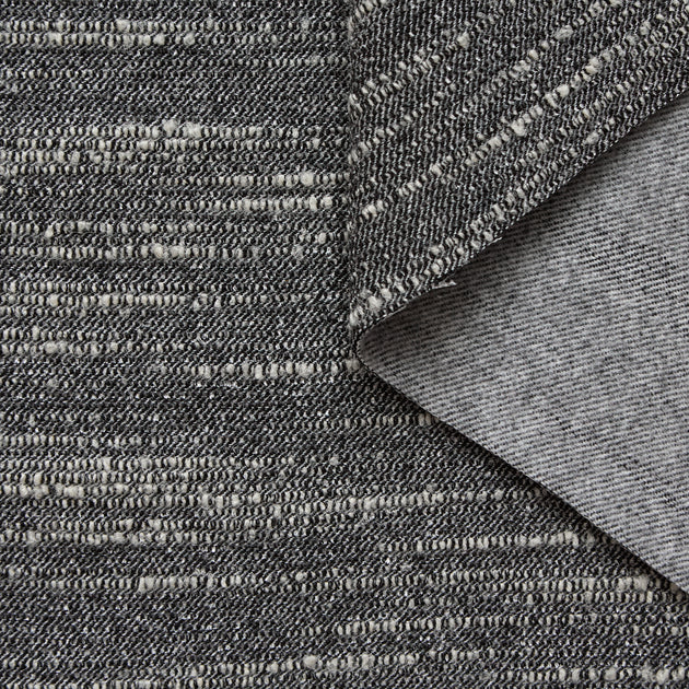 T26M15774 | Tweed Bicolore Séparable en Laine Vierge