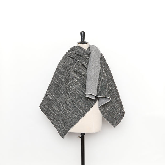 T26M15774 | Tweed Bicolore Séparable en Laine Vierge