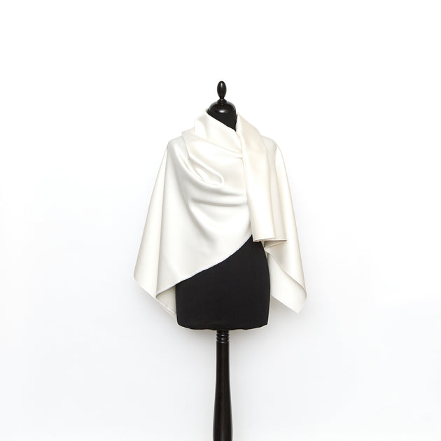 T26M15775 | Mikado Double Face en Soie et Laine