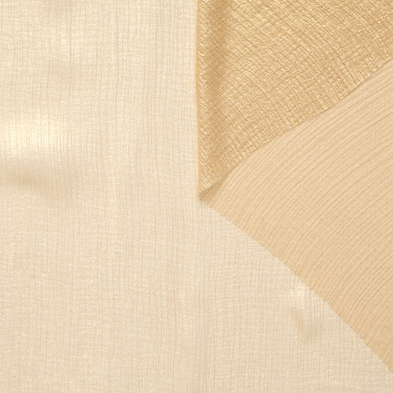 T26M15783 | Crêpon Laminé en Soie - vue 1