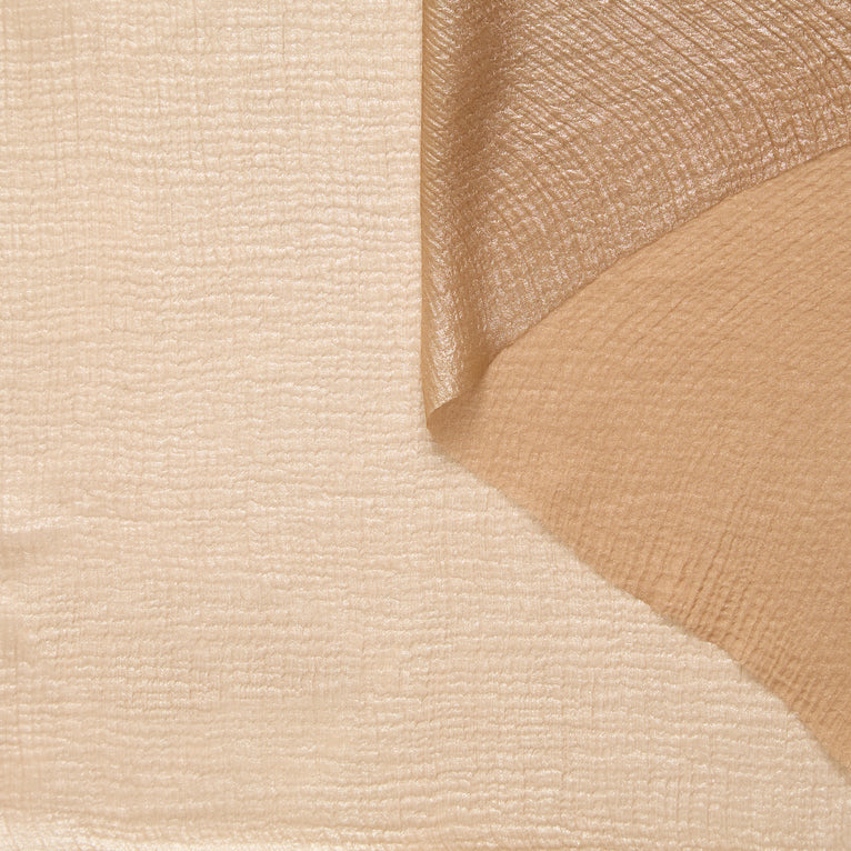 T26M15783 | Crêpon Laminé en Soie - vue 3