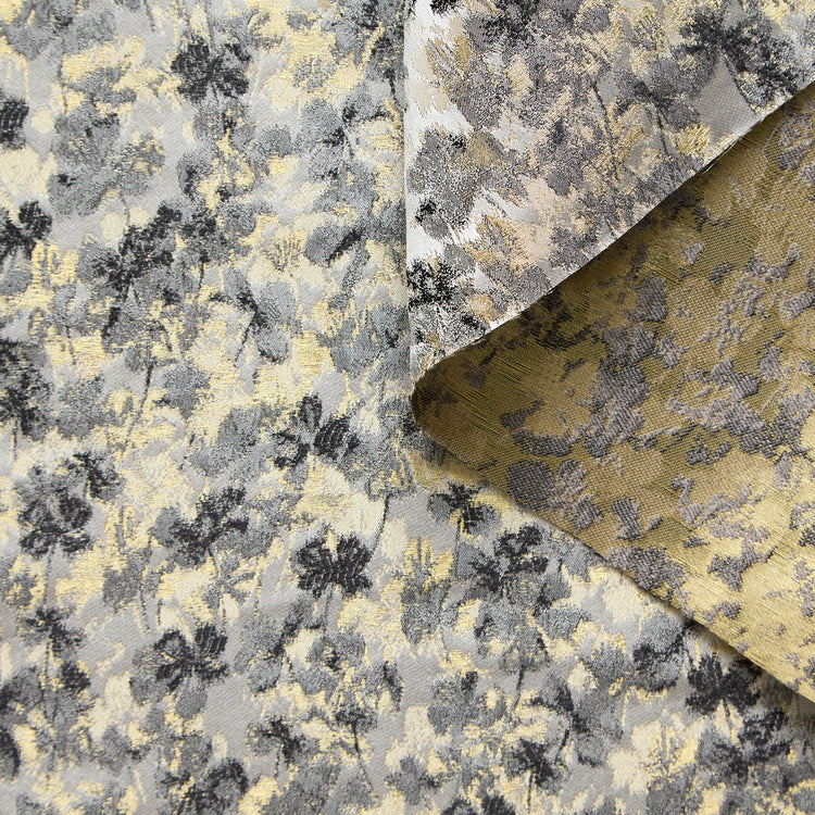 T26M15785 | Jacquard Trèfle Chiné et Lamé en Soie - vue 1