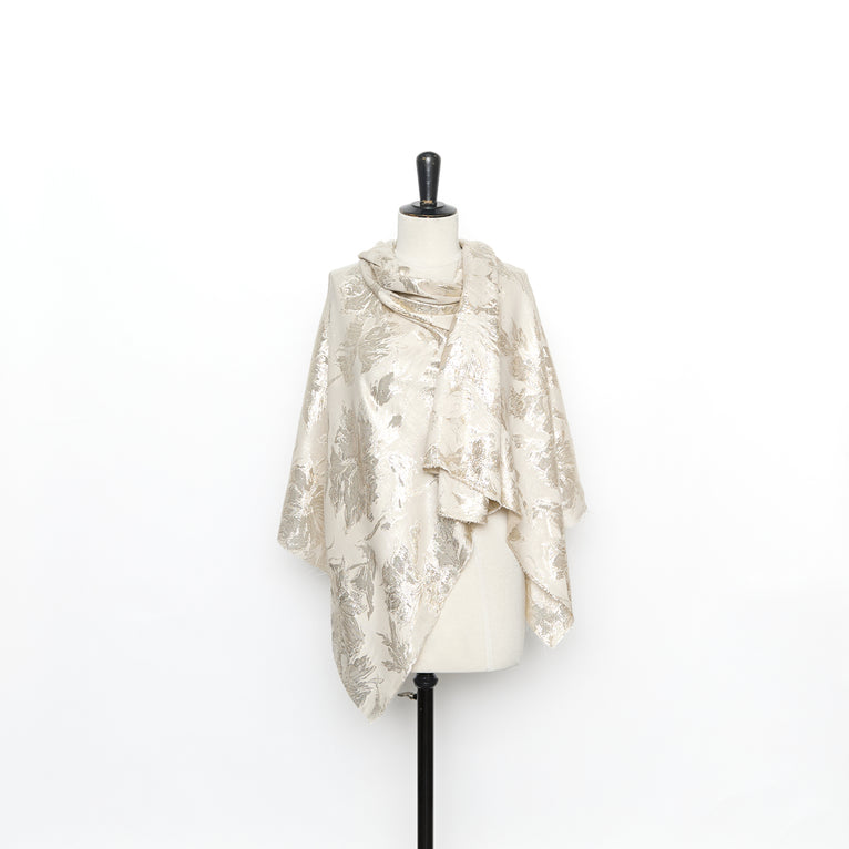 T26M15796 | Lamé Floral Viscose &amp; Silk Jacquard - view 2