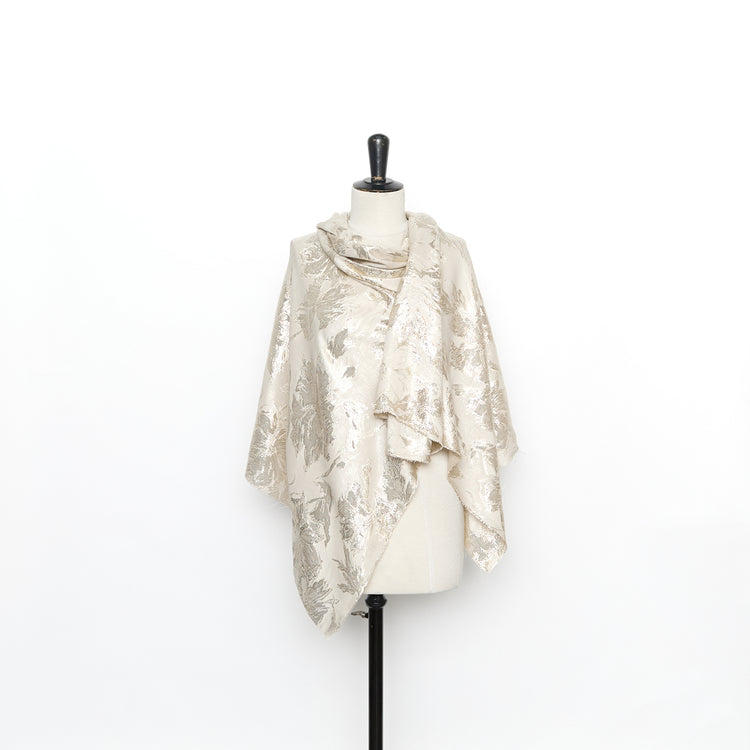 T26M15796 | Lamé Floral Viscose &amp; Silk Jacquard - view 2