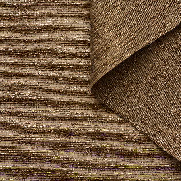 T26M15798 | Tweed Rayé Horizontal Lamé en Coton et Soie