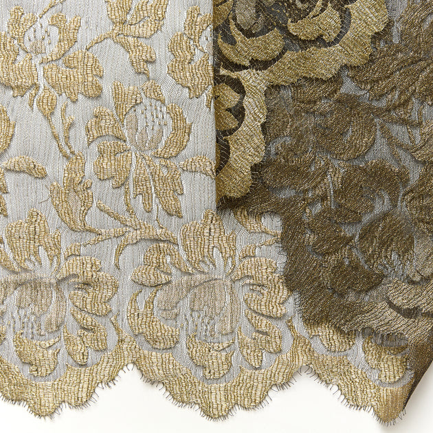 T26M15801 | Gold Floral Lace