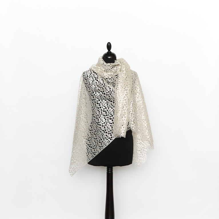 T26M15805 | Dentelle Ajourée Argentée - vue 2