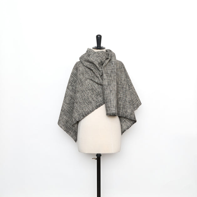T26M15816 | Tweed Bicolore Léger en Laine