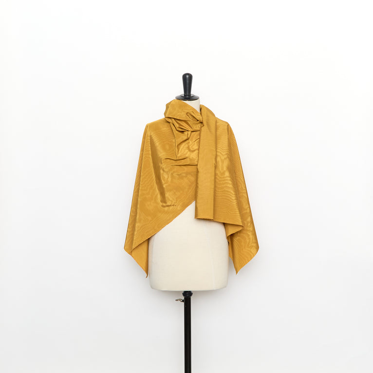 T26M15836 | Moiré Viscose &amp; Cotton Faille - view 4