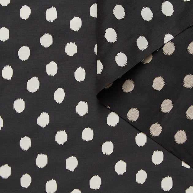 T26M15852 | Faille Moirée à Pois en Coton et Soie