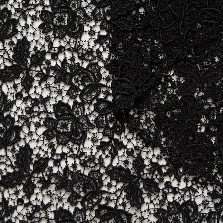 T26M15854 | Floral Cotton Guipure - view 5