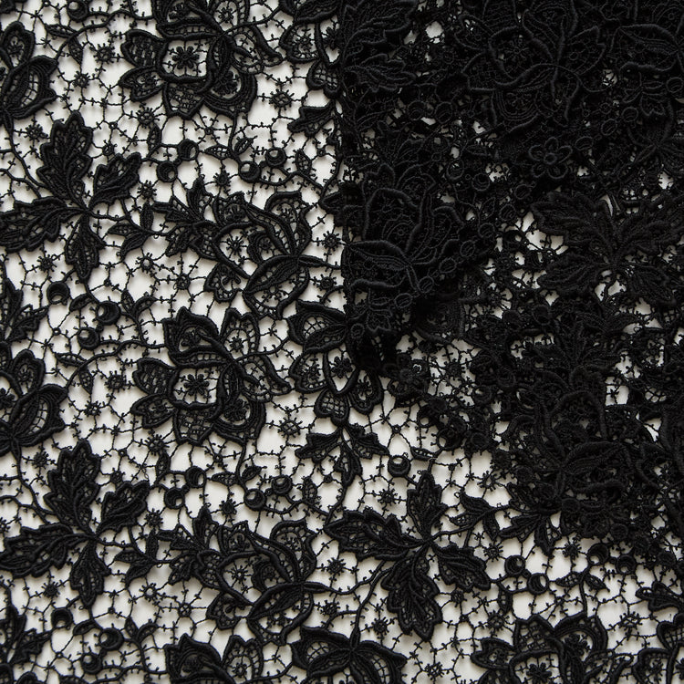 T26M15854 | Floral Cotton Guipure - view 1