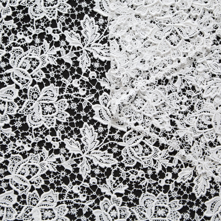 T26M15854 | Floral Cotton Guipure - view 1