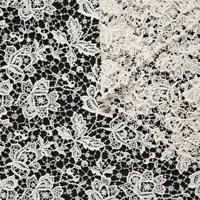 T26M15854 | Floral Cotton Guipure - view 2