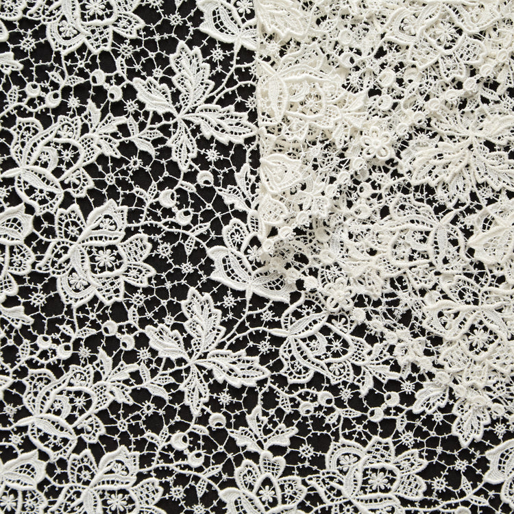 T26M15854 | Floral Cotton Guipure - view 1