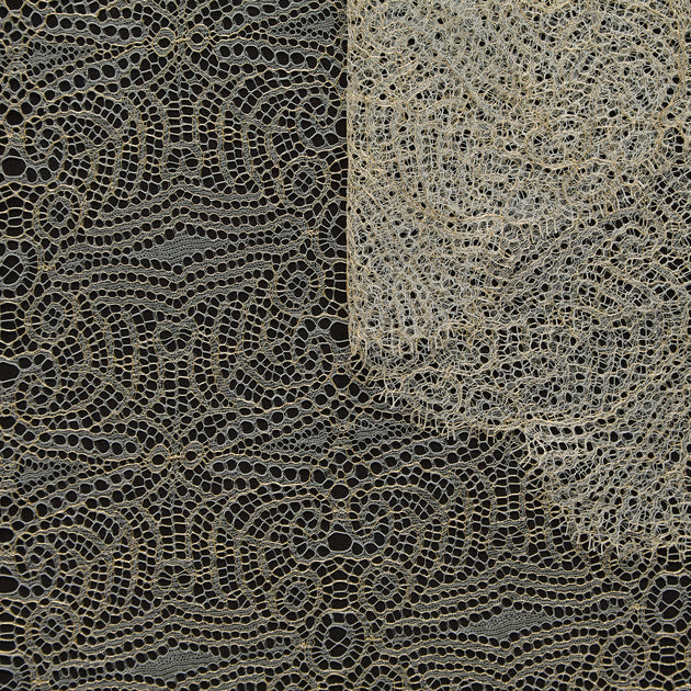 T26M15864 | Gold Geometrical Lace