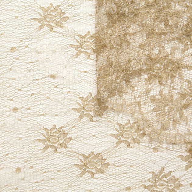 T26M15869 | Gold Floral Lace