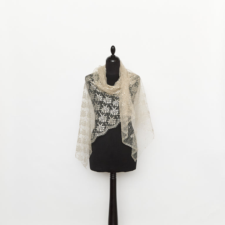 T26M15870 | Silver Floral Lace - view 2