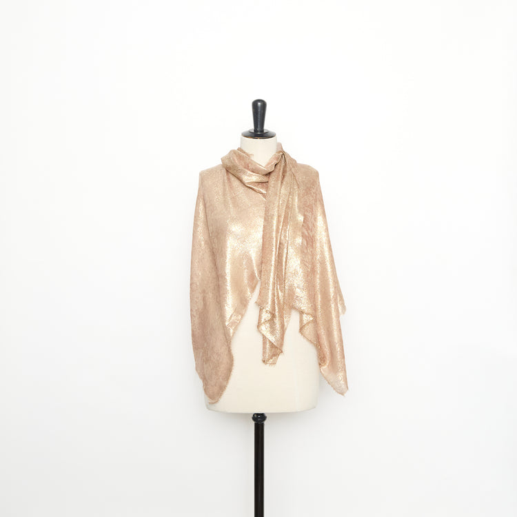 T26M15935 | Unevenly Dyed Lamé Silk Jacquard - view 2